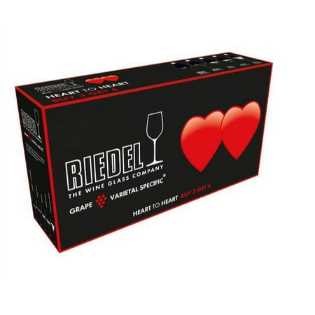 Riedel Heart To Heart Crystal Cabernet Sauvignon Wine Glass, Set of 4