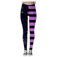 thumbnail image 3 of MKLEKYY Leggings de mujer, leggings estampados a la moda para mujer, leggings deportivos casuales y cómodos para yoga, 3 of 4