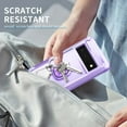 thumbnail image 6 of Nalacover For Google Pixel 6 Pro Slim Case,Luxury Hybrid Hard PC and TPU Rugged Bumper 3-In-1 Rotatable Magnetic Ring Kickstand Four Corner Guard Shockproof Anti-Scratch Back Phone Cover.Purple, 6 of 8