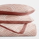 thumbnail image 4 of Juegos de Edredón Ligero y Ultrasuave en Terracota Festoneada para Ropa de Cama King/Cal-King de Comfort Canopy, 4 of 15