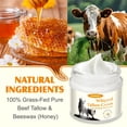 thumbnail image 4 of Crema batida hidratante de sebo de res y miel cruda 60 g, 4 of 9
