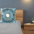 thumbnail image 4 of Funda de almohada Zulema Girasol 3D Bordada para sofá cama Azul claro 45x45 cm, 4 of 8