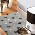 thumbnail image 6 of Cat Food Mat,Pet Food Mat for Floor Waterproof,No Stains Cat''s Claw Shape Cat Bowl Mat for Food and Water,16"×24", 6 of 6