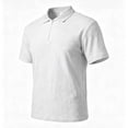 thumbnail image 6 of JTSRKL Mens Linen Short Sleeve Shirts Zip Collared Solid Lightweight Breathable Casual Tees Summer Business Vintage Relaxed Fit Tops White S, 6 of 7