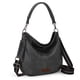thumbnail image 1 of Bolso Hobo Wrangler WG129-1022GY para mujer en piel vegana, 1 of 6