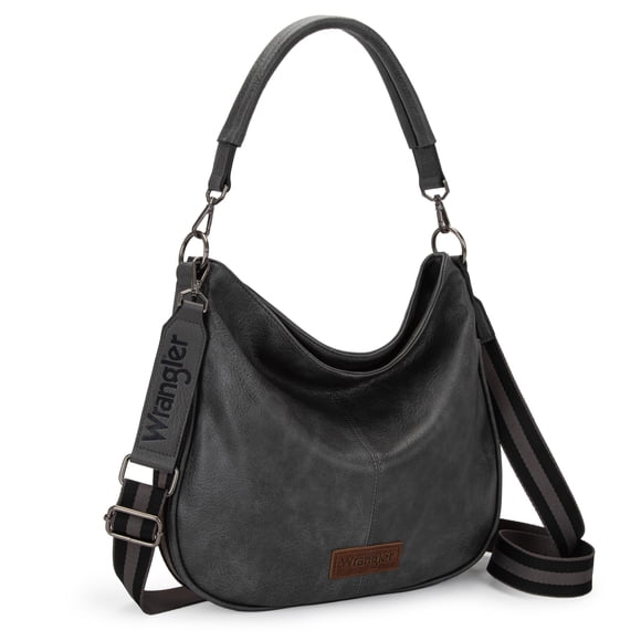 Bolso Hobo Wrangler WG129-1022GY para mujer en piel vegana