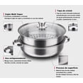 thumbnail image 3 of Olla De Acero Inoxidable Vaporera De Cocina 2 Capas 28cm, 3 of 4