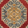 thumbnail image 5 of SAFAVIEH Antiquity Shawn Traditional Wool Area Rug, Blue/Red, 6' x 6' Round, 5 of 6