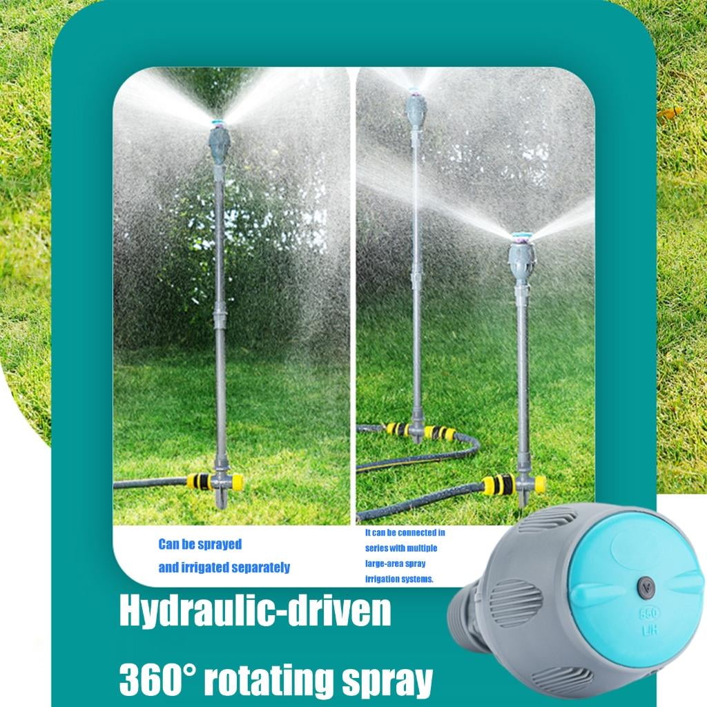 Tizuqe Adjustable Automatic Rotating Sprinklers For Lawn And Yard Irrigation