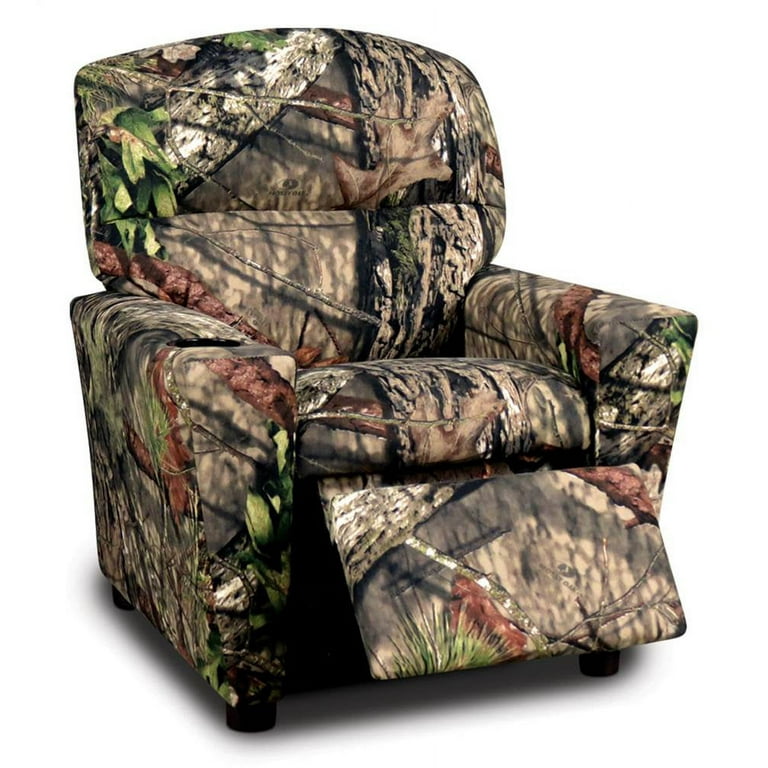 Mossy Oak Kids Cotton Recliner with Cup Holder
