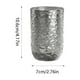 thumbnail image 3 of Copa dental Glacier Pattern - vaso de plástico gris transparente de gran capacidad de 300 ml para parejas y hogares, 3 of 6