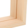 thumbnail image 3 of HINTRMENT 1Set Specimen Photo Frame Khaki Natural Wood Color Wooden Square Display Home Decor 7Inch, 3 of 7
