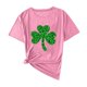 thumbnail image 2 of TaTaai Women's St Patrick's Day Printed T Shirt Short Sleeve Round Neck Casual Loose Fit Top Fashion Holiday Blouse Soft Comfortable for Spring Daily Party Wear Gift, 2 of 5