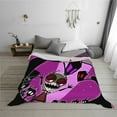 thumbnail image 5 of Invader Zim Thick Blanket Cozy Soft Fuzzy Anti-pilling Flannel Throw Blanket Warm Sofa Bed Blanket 50"x40" For Adult Teen Kids, 5 of 7