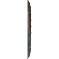 thumbnail image 4 of 41"OD x 4"ID x 2 3/8"P Caputo Ceiling Medallion (Fits Canopies up to 5 1/2"), Hand-Painted Bronze Blue Patina, 4 of 6