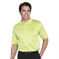 Monterey Club Men's Pima Cotton Jacquard Golf Polo Shirt #1420