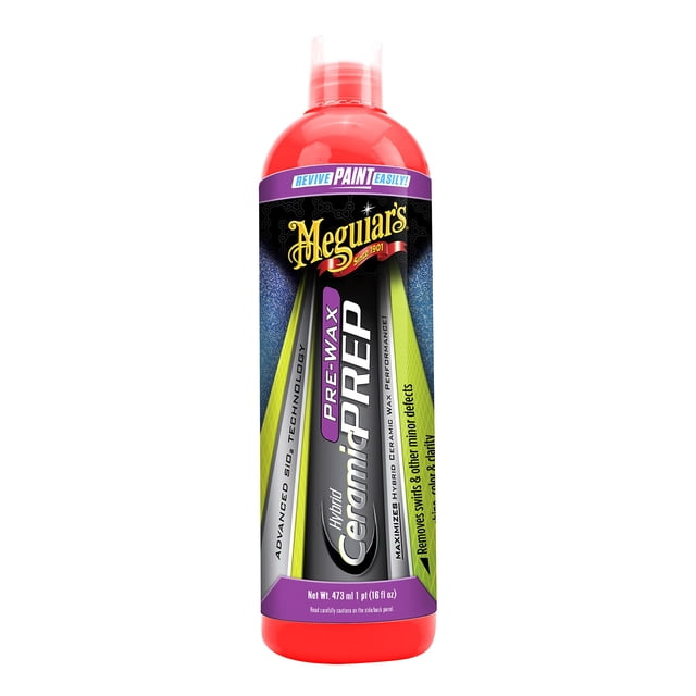 Agente de Limpieza Meguiar's Hybrid Ceramic Pre-Wax 473 ml