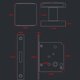 thumbnail image 3 of Invisible Door Lock Single Side Dark Door Lock Special Door Secret Room Lock Household Office Improvement Accessories, 3 of 6