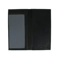 thumbnail image 3 of CTM Classic Leather Checkbook Cover with Stitched Cross, 3 of 4