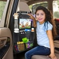 thumbnail image 4 of Car Backseat Organizer with Touch Screen Tablet Holder Auto Storage Pockets Cover Car Seat Back Protectors Car Accessories, 4 of 9