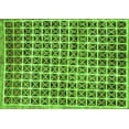 thumbnail image 1 of Ahgly Company Indoor Rectangle Oriental Green Modern Area Rugs, 2' x 4', 1 of 4