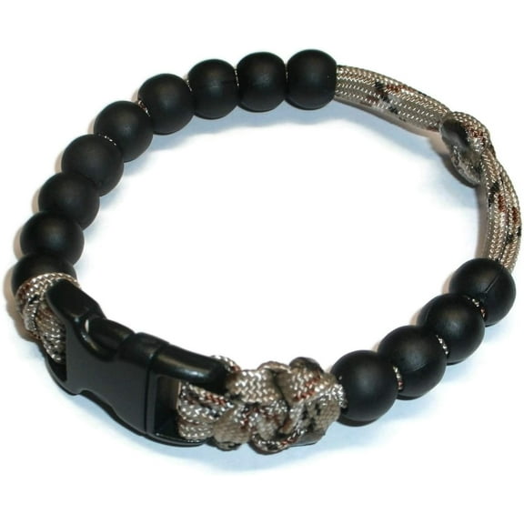RedVex Pace Counter Bead Bracelet - Choose Your Color and Size (Desert Camo - 10-inch)