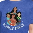 thumbnail image 3 of Disney Princess - Royally Fierce - Toddler And Youth Short Sleeve Graphic T-Shirt, 3 of 5