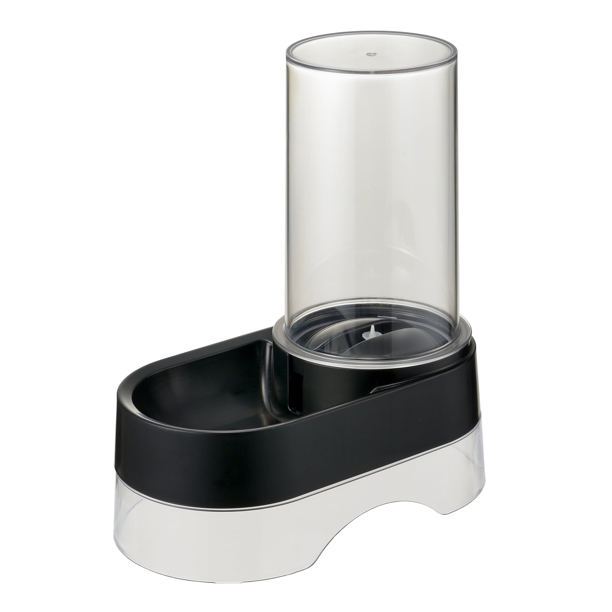 Elevated Gravity Water Dispenser for Pets, Black