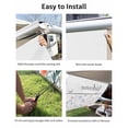 thumbnail image 7 of 4th of July RV Awning Sun Shade Screen 9'X7' Welcome Patriotic Love Mesh Sunscreen Butterfly Floral Awning Shade Screen with Zipper UV Blocker Completed Kits Outdoor Canopy for RV Motorhome Camper, 7 of 7