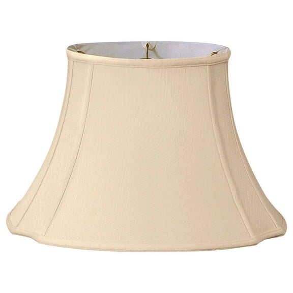 Royal Designs 15" Oval Inverted Corner Lamp Shade Eggshell