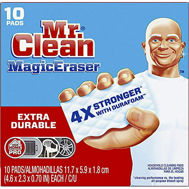 Mr. Clean Magic Eraser Extra Durable, Cleaning Pads with Durafoam ...