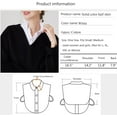 thumbnail image 6 of YEKEYI Half Shirts Layering for Women,Detachable Dickey Collar Blouse Half Shirts False Collar, 6 of 9