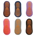 thumbnail image 7 of LNGOOR 6 Pairs Non Slip Skid Socks for Women, Slipper Socks with Grippers for Hospital Yoga Pilates, 7 of 7