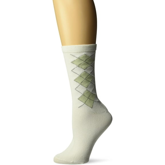 Women's 1 Pair Pack Argyle Crew Sock