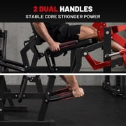 Mikolo NOVA™ Leg Extension and Curl Machine, Adjustable Leg Curl Machine for Home Gym, Seated Leg Extension and Lying Leg URL Machine, Leg Workout Equipment with 160lb Weight Plates