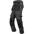 thumbnail image 5 of Men’s Heavy Duty Work Pants – Cordura Knee Utility Trousers for Construction with Multiple Pockets Grey, 5 of 6