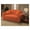 Tangerine, variant on Madison Jersey Stretch Slipcover, Loveseat