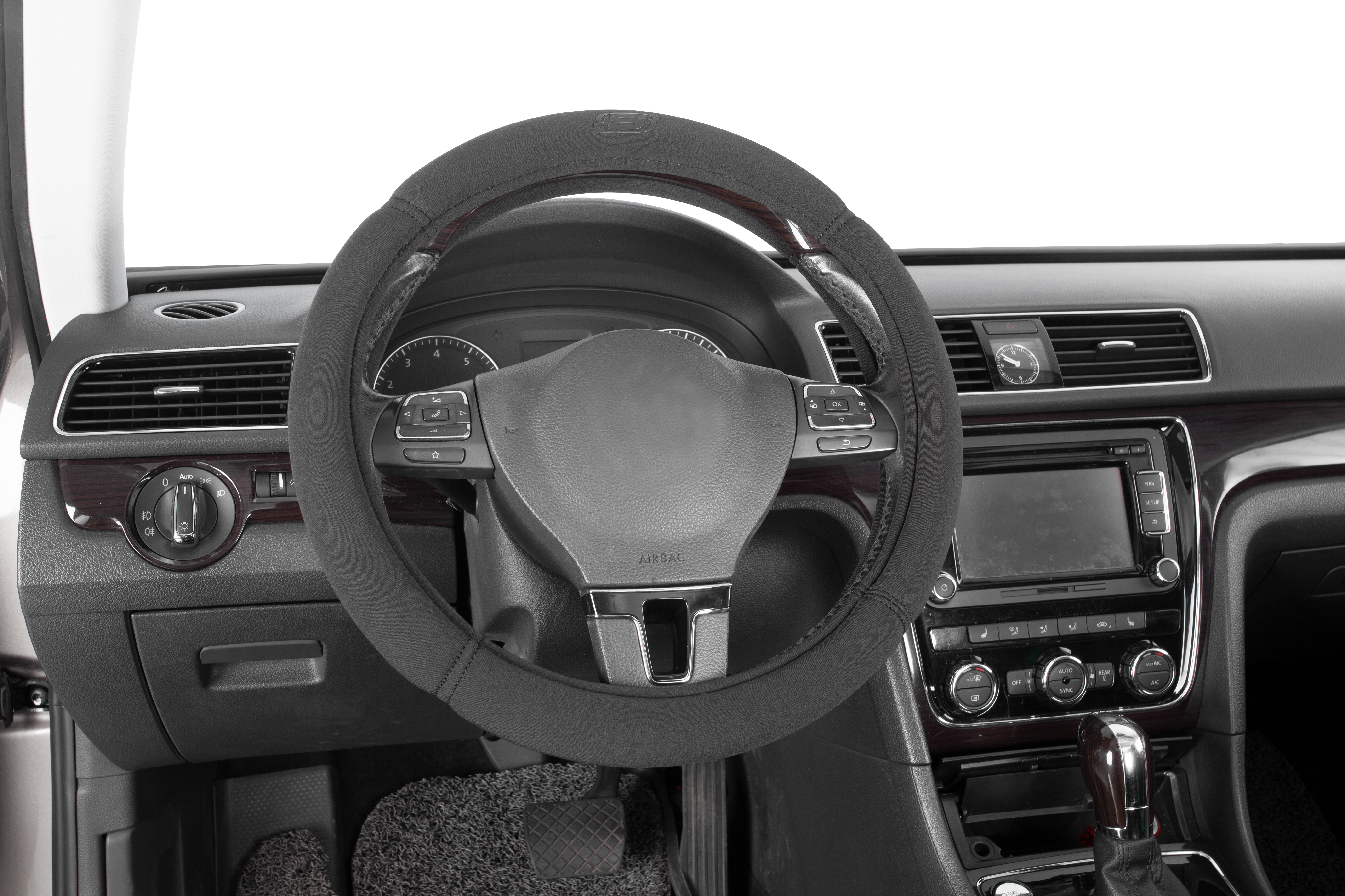 Skechers Memory Foam Steering Wheel Cover, Black photo 4