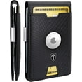 thumbnail image 2 of AirTag* Wallet Mens Wallet with  Clip Air Tag Wallet Card Holder RFID Blocking Bifold Gifts for Men, 2 of 7