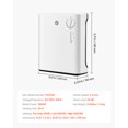 thumbnail image 6 of VEVOR Smart Wall Heater, 1500W Electric Wall Mounted Heater with Knob Adjustment, 3 Modes, Portable Design with Anti-Tipping and Overheat Protection, for Bedroom,Living Room,Office,Bathroom,White, 6 of 9