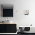 thumbnail image 2 of Stupell Industries Blue Relaxation Bathtub Gray Framed Giclee Art, design by Janet Tava, 12 x 12, 2 of 8