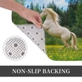 thumbnail image 6 of Sikiie Horse Rearing Up In The Field Print Flannel Anti-slip Floor Mat 16x24in, Thickened Dustproof Entrance Door Mat Floor Mat for Kitchen, Bathroom, Laundry Room, 6 of 7