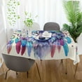 thumbnail image 6 of Coolnut Wolf Rectangle Tablecloth Waterproof Polyester Table Clothative Stain Resistant & Wrinkle Resistant Washable Table Cover for Dining Table/Party/Camping 60x60 Inch Decor Gift, 6 of 7