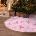 thumbnail image 6 of KLL Breast Cancer Awareness 1 Christmas Tree Skirt 30" ,Party Decorations Farmhouse for Christmas Decorations Holiday Party, 6 of 6