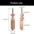24pcs 0.2/0.3/0.4/0.5/0.6/0.8/1.0mm Messing MK8 3D Drucker Düsen Nozzle Extruder