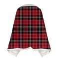 thumbnail image 3 of Odeerbi Wearable Blanket Baby Thick Double Sided Blankets Christmas Blanket Warm Cardigan Cape Fleece With Sleeves Soft Plush Throw Wrap Cover Red, 3 of 4