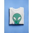 thumbnail image 3 of I Like Your Planet Sweatshirt Men -Smartprints Designs, Male Large, 3 of 4