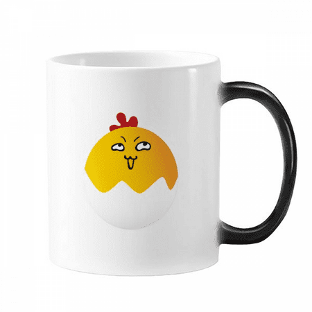 

Egg Insidious Lovely Face Cartoon Mug Changing Color Cup Morphing Heat Sensitive 12oz