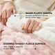 thumbnail image 3 of Manta de cama Sherpa Queen para invierno, 230 x 230 cm, color rosa, 3 of 7