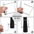 thumbnail image 4 of LAICAIW Coupler Pin, Safety Coupler Pin, Shaft Locking Pin, Trailer Pin, Wire Lock Pin, Square Shape Locking Pins for Trailer (20 PCS 6.3mm x 50mm), 4 of 7